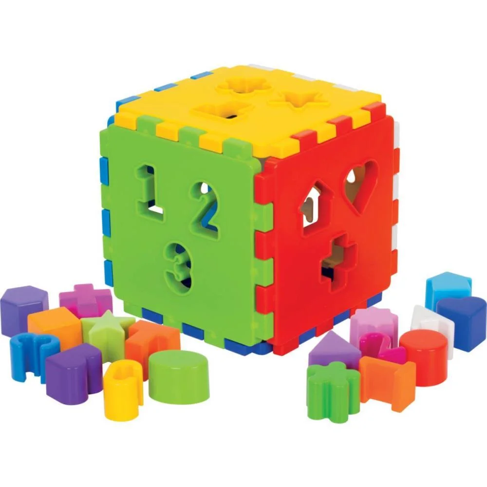 BRINQUEDO EDUCATIVO CUBO DIDATICO C/BLOCOS MERCO TOYS (UNIDADE)