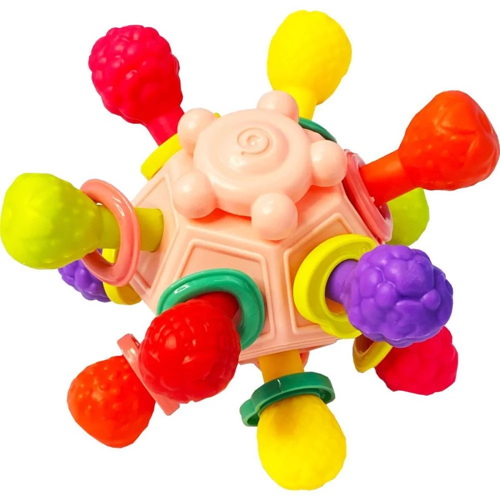 BRINQUEDO EDUCATIVO BOLINHA SENSORIAL ATOMICA TOY MIX (UNIDADE)