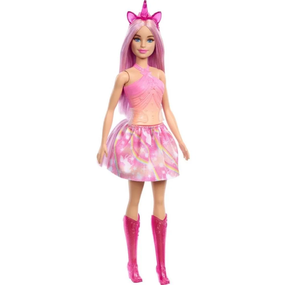 BARBIE FANTASY BONECA UNICÓRNIO ROSA MATTEL (UNIDADE)