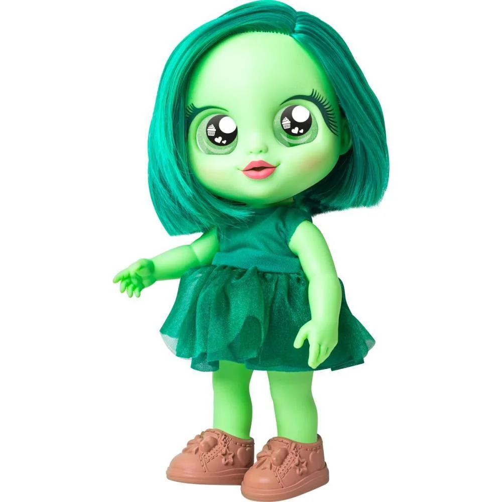 BONECA GLOW GIRLS VERDE OLIVIA BEE TOYS (UNIDADE)