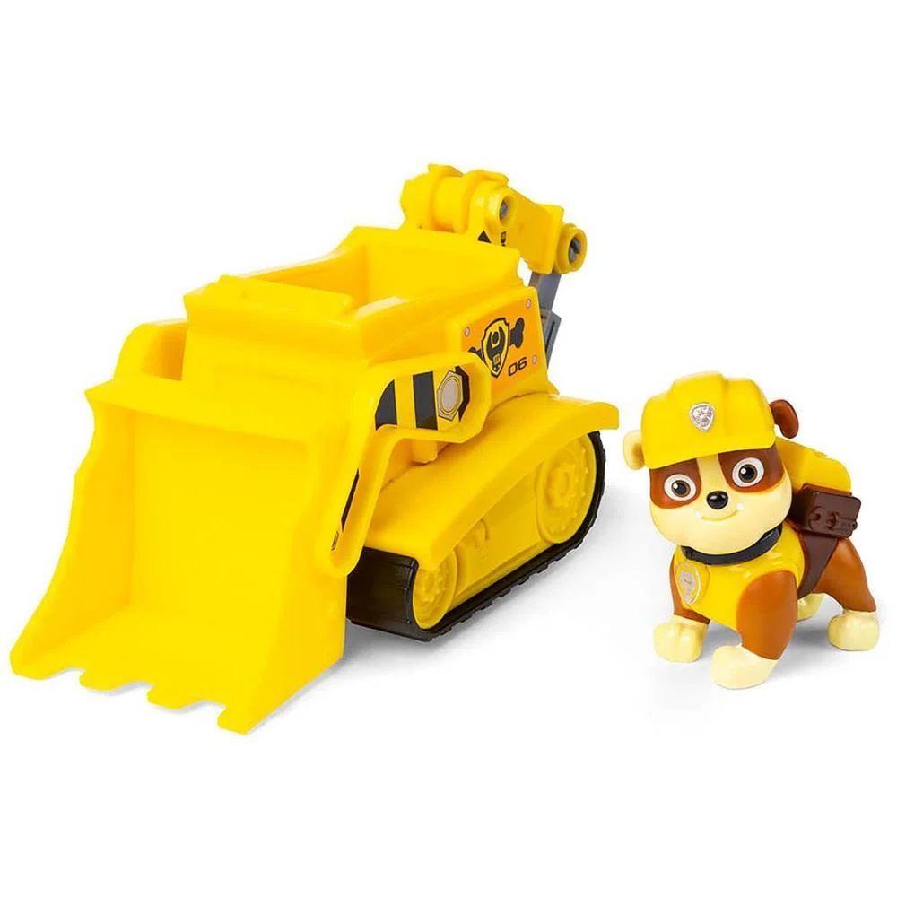 BONECO E PERSONAGEM PATRULHA CANINA RUBBLE SOLIDO SUNNY (UNIDADE)