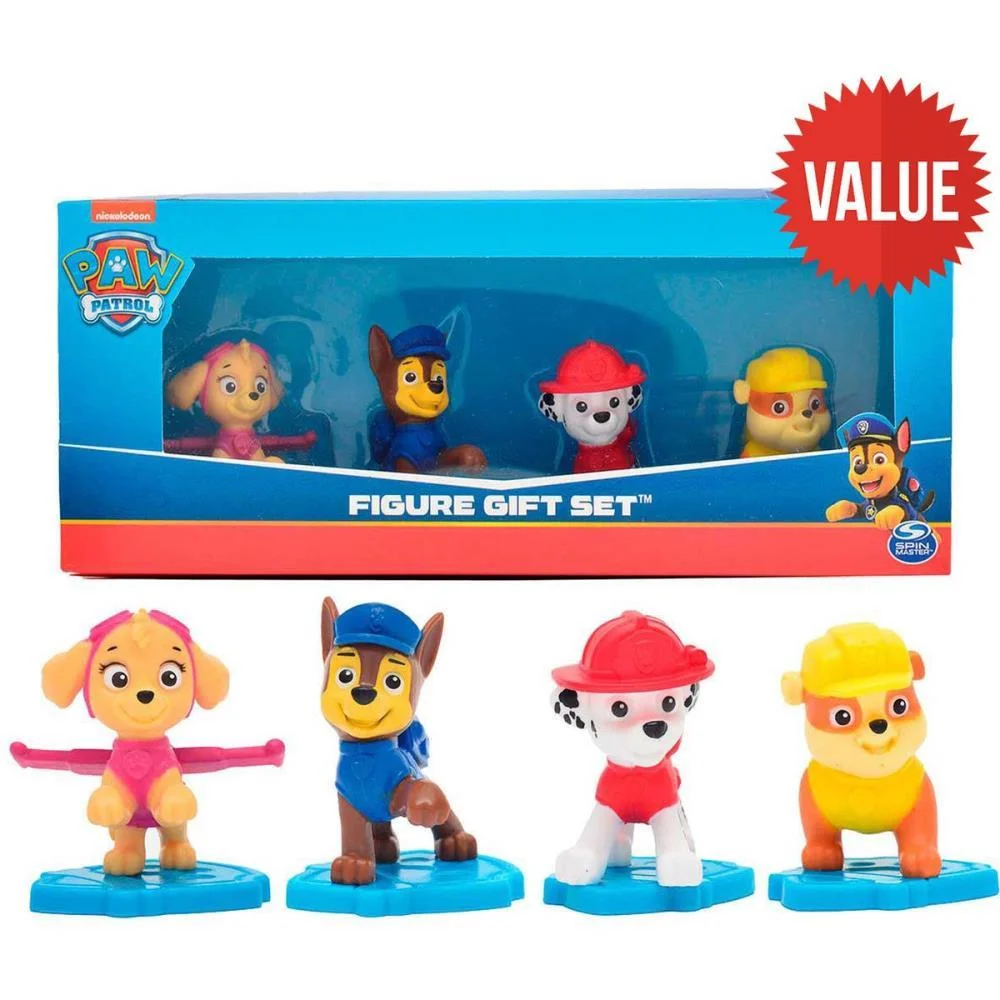 BONECO E PERSONAGEM PATRULHA CANINA C/4 FIGURAS SUNNY (UNIDADE)