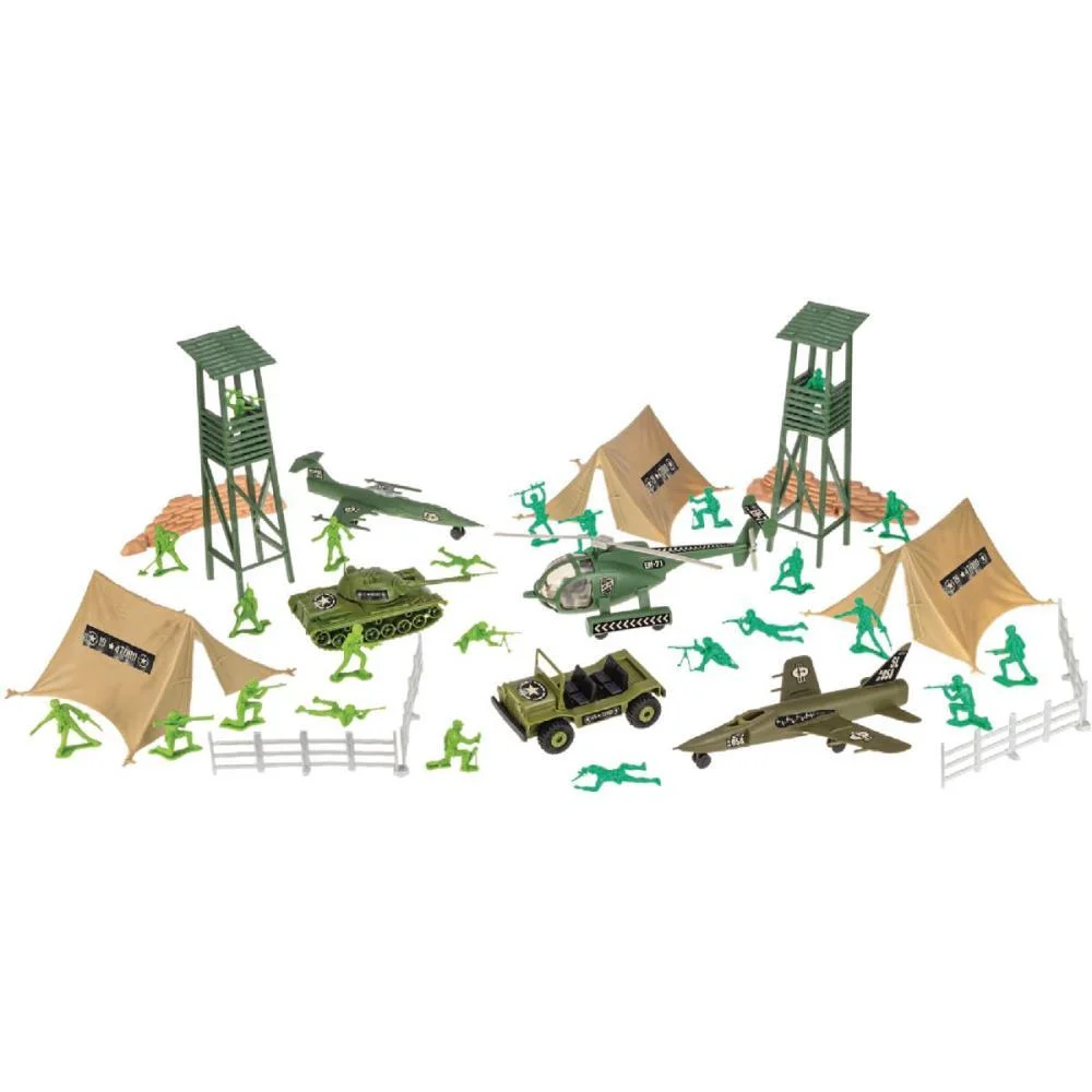 MINIATURA COLECIONAVEL FORCAS ARMADAS PLAYSET 75PCS GULLIVER (MALETA)