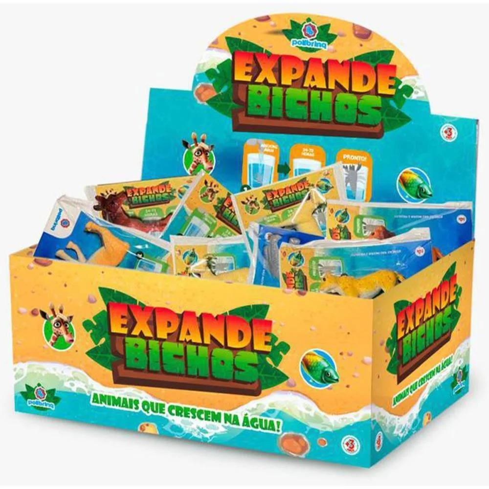 MINIATURA COLECIONAVEL EXPANDE BICHOS (S) POLIBRINQ (DP.C/64)