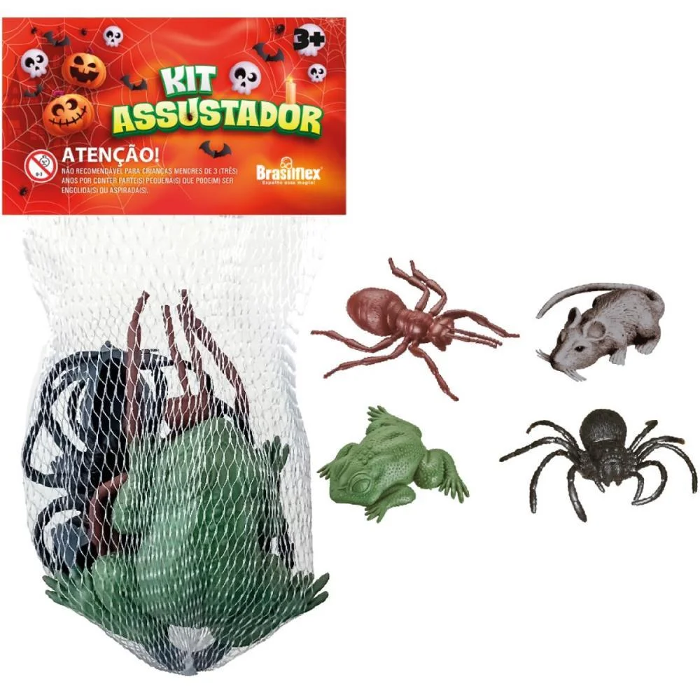 MINIATURA COLECIONAVEL ARREBICHOS SOLAPA SORTIDO BRASILFLEX (BL.C/04)