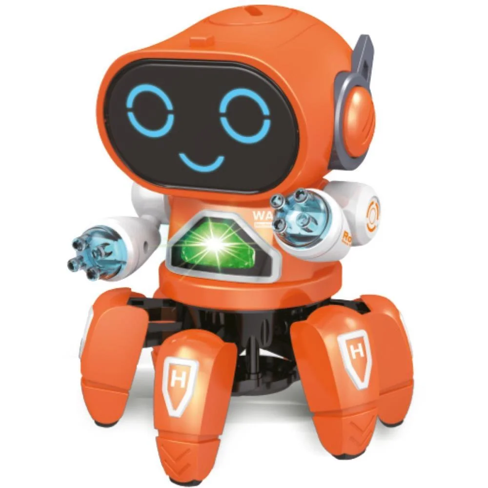ROBO DANCARINO C/LUZ/SOM 17CM HOMEPLAY (UNIDADE)