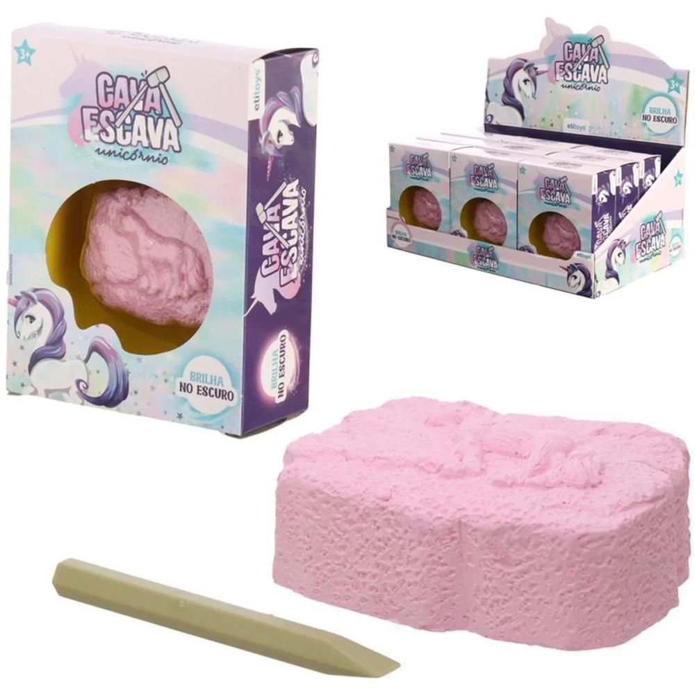 BRINQUEDO DIVERSO CAVA ESCAVA UNICORNIOS ETITOYS (DP.C/12)
