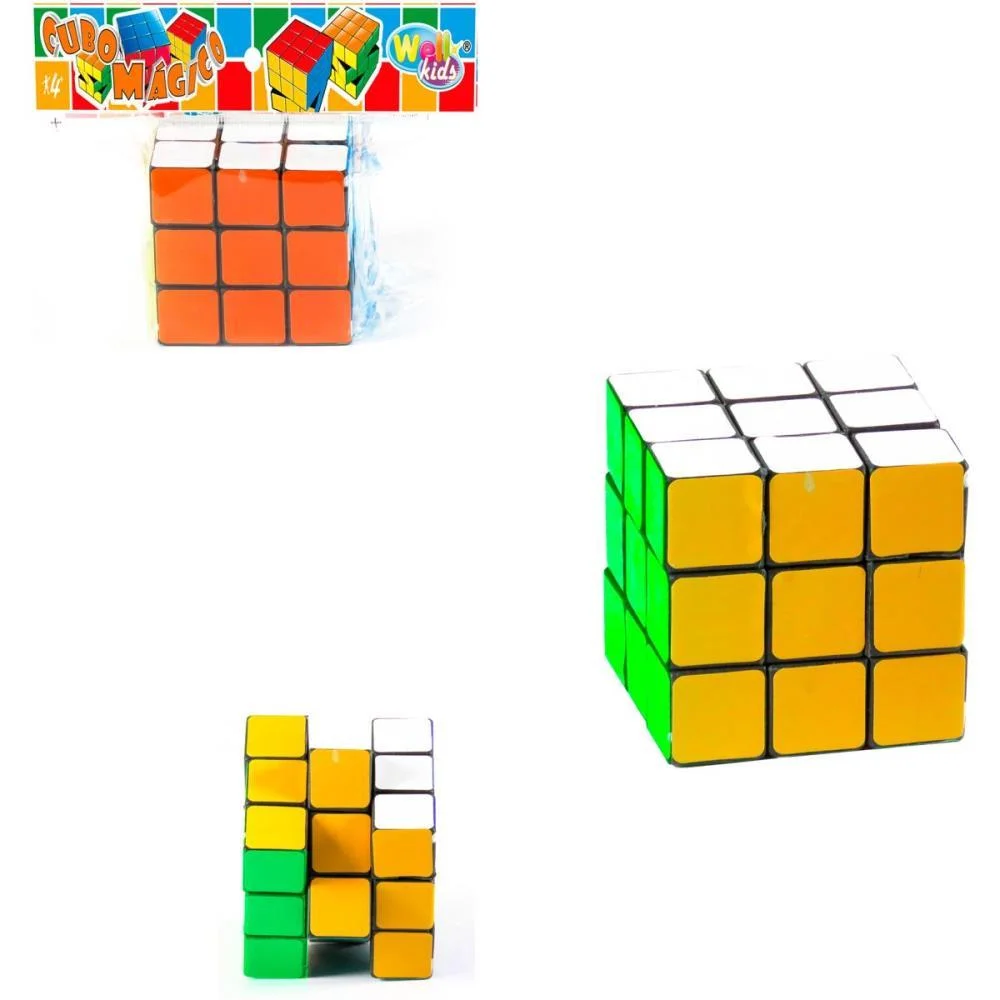 CUBO MAGICO MEDIO 3X3 CORES WELLMIX (UNIDADE)