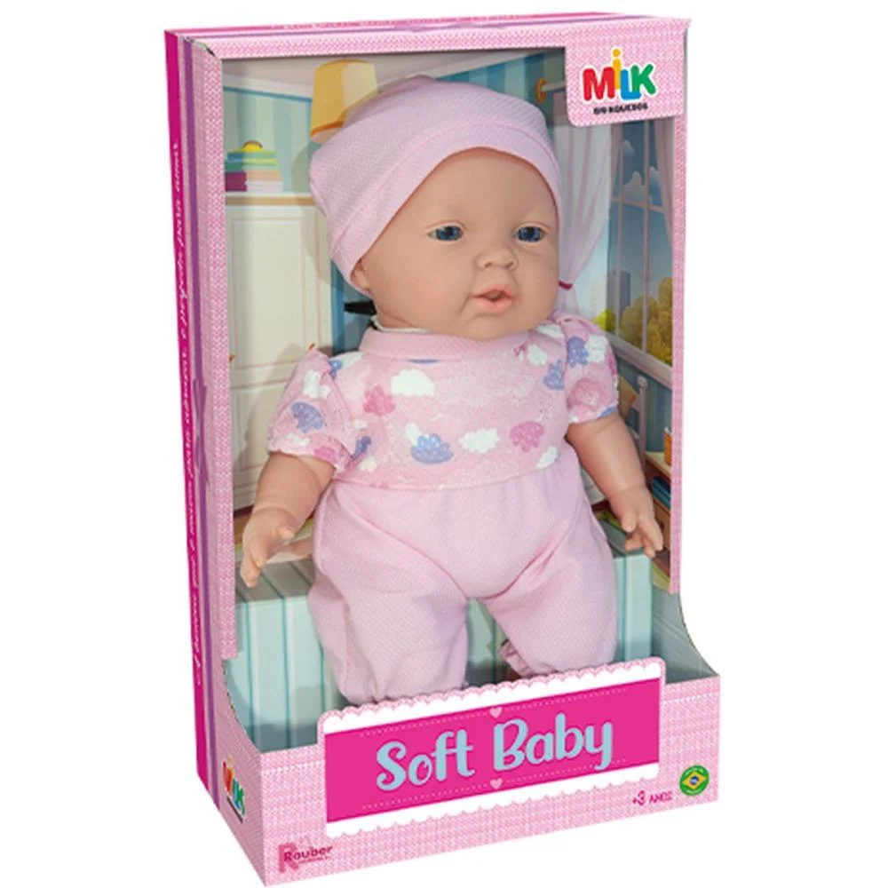 BONECA SOFT BABY 36CM. MILK (UNIDADE)