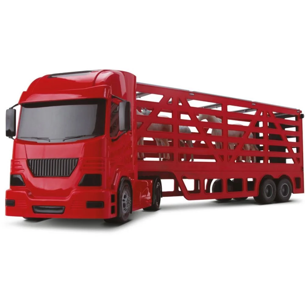 CAMINHAO POLLUX 30-360 HARAS C/CAVALOS SILMAR BRINQUEDOS (UNIDADE)