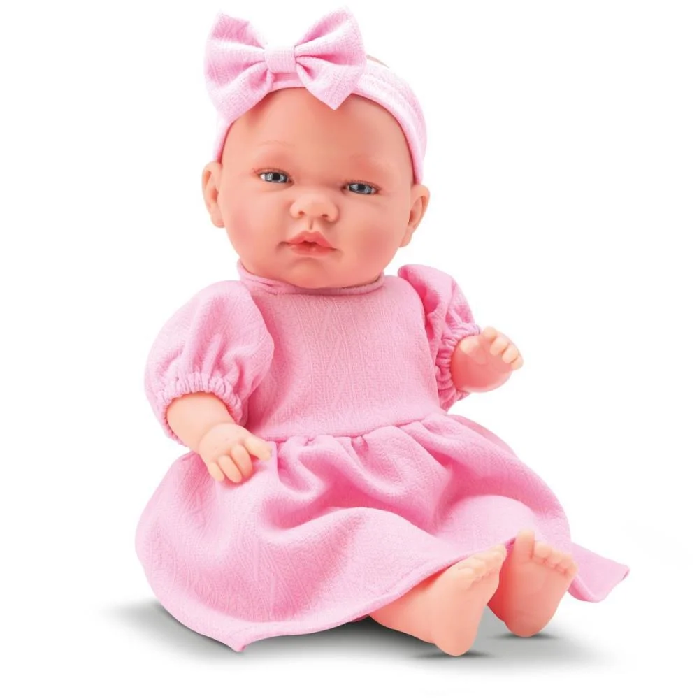 BONECA COM MECANISMO AMELIA FRASES 25CM BEE TOYS (UNIDADE)