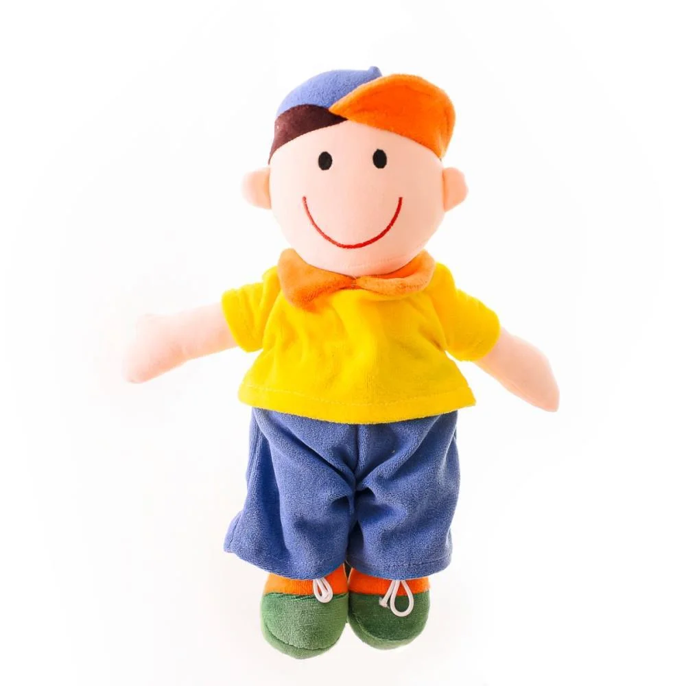 BONECA DE PELUCIA MATHEUS AM/AZUL 35CM ZIP (UNIDADE)