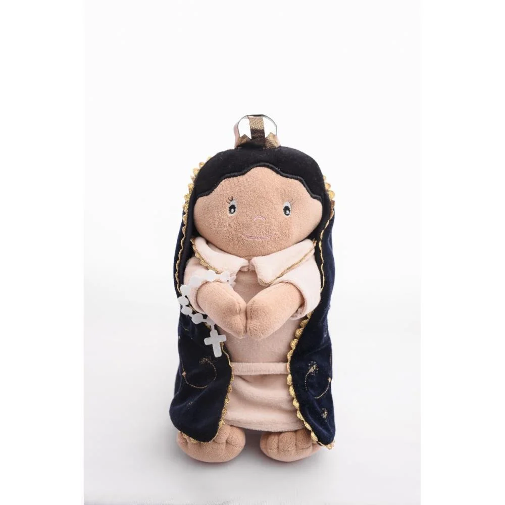BONECA DE PELUCIA RELIGIOSO NOSSA SENHORA 32CM ZIP (UNIDADE)
