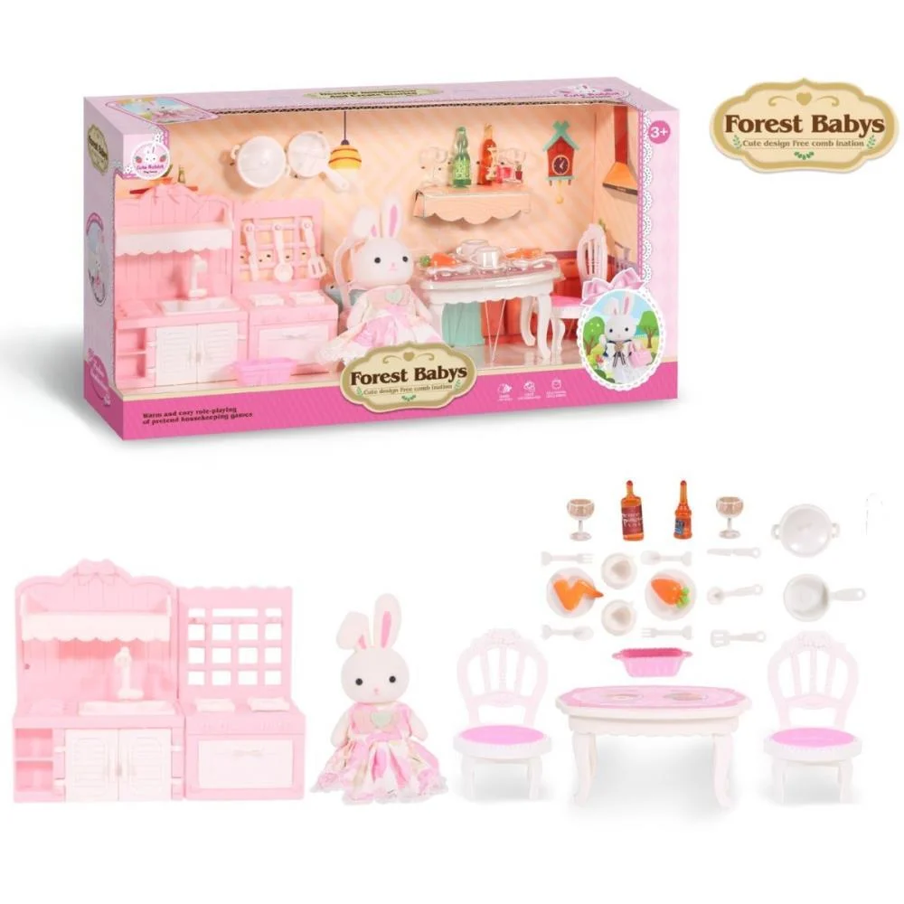 CASINHA DE BONECA FOREST BABYS COZINHA ENCANTADA PP IMPORT (UNIDADE)