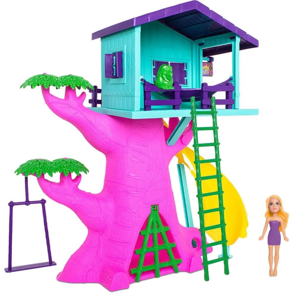 CASINHA DE BONECA CASA NA ARVORE DA JUDY SAMBA TOYS (UNIDADE)