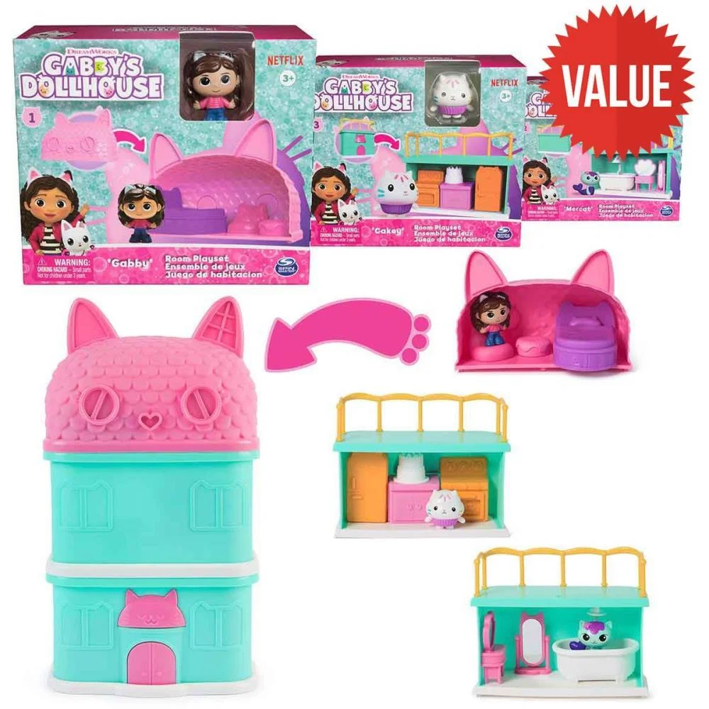 CASINHA DE BONECA A CASA DA GABBY MINI PLAYSET(S SUNNY (UNIDADE)