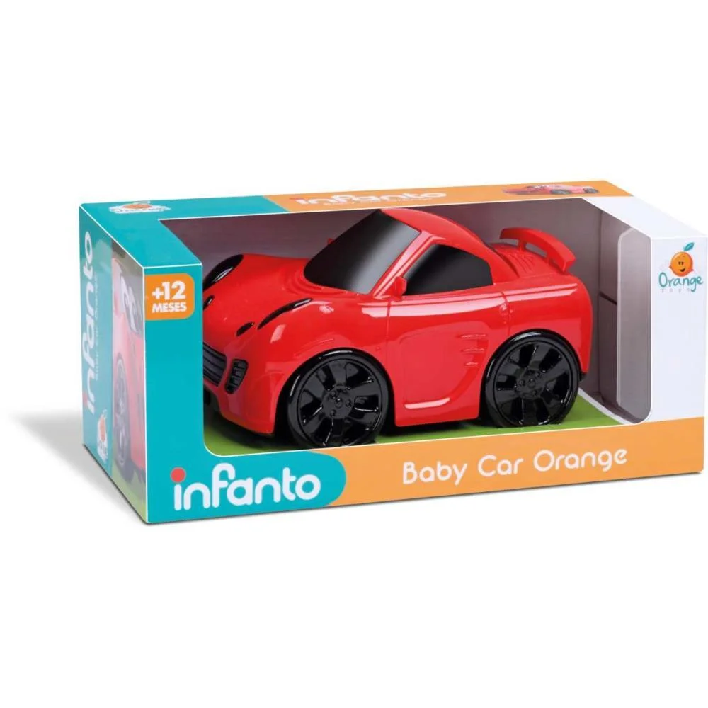 CARRINHO BABY CAR ORANGE (S) ORANGE TOYS (UNIDADE)