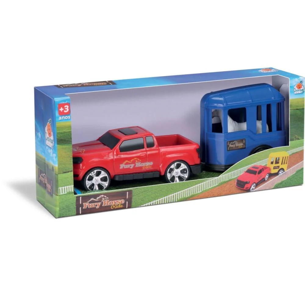CARRINHO FURY HORSE RIDE SORT. ORANGE TOYS (UNIDADE)