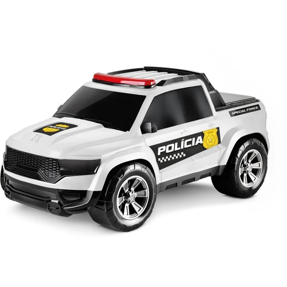 CARRINHO POLICIA PICK-UP ALIEN 40CM SAMBA TOYS (UNIDADE)