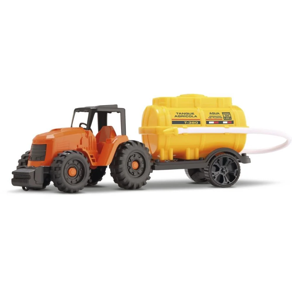 TRATOR TRACTOR AGRO IRRIGADOR (S) ORANGE TOYS (UNIDADE)
