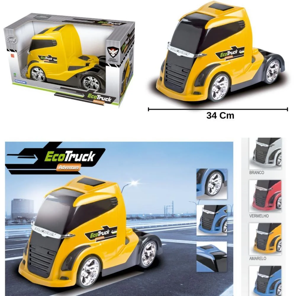 CAMINHAO ECO TRUCK ADVENTURE 34CM (S) BRINQUEMIX (UNIDADE)