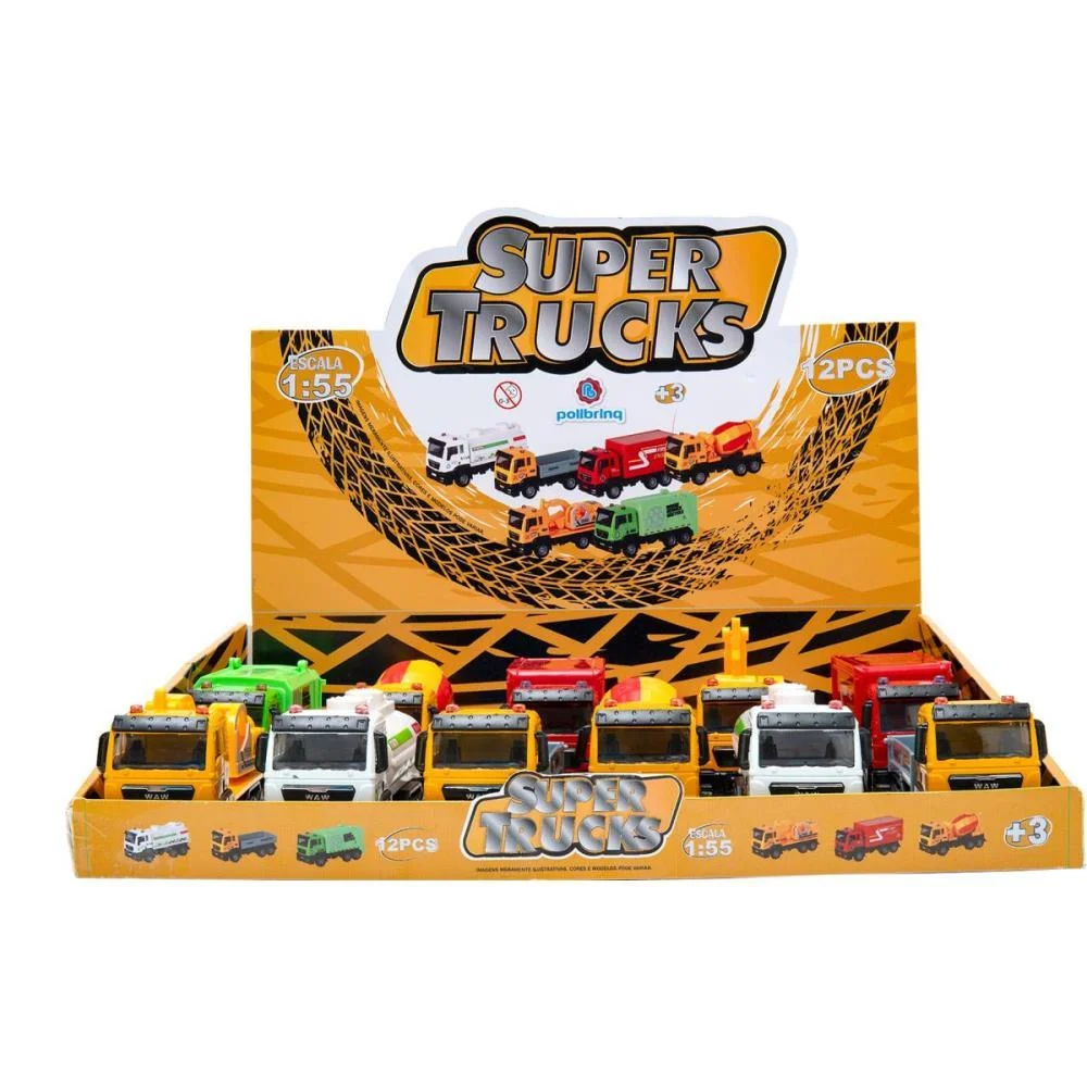 CAMINHAO COLECAO PROFISSOES SUPER TRUCK POLIBRINQ (DP.C/12)