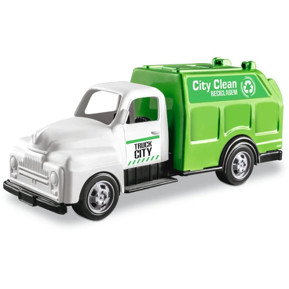 CAMINHAO CLASSIC CITY SERVICE 23CM ORANGE TOYS (UNIDADE)