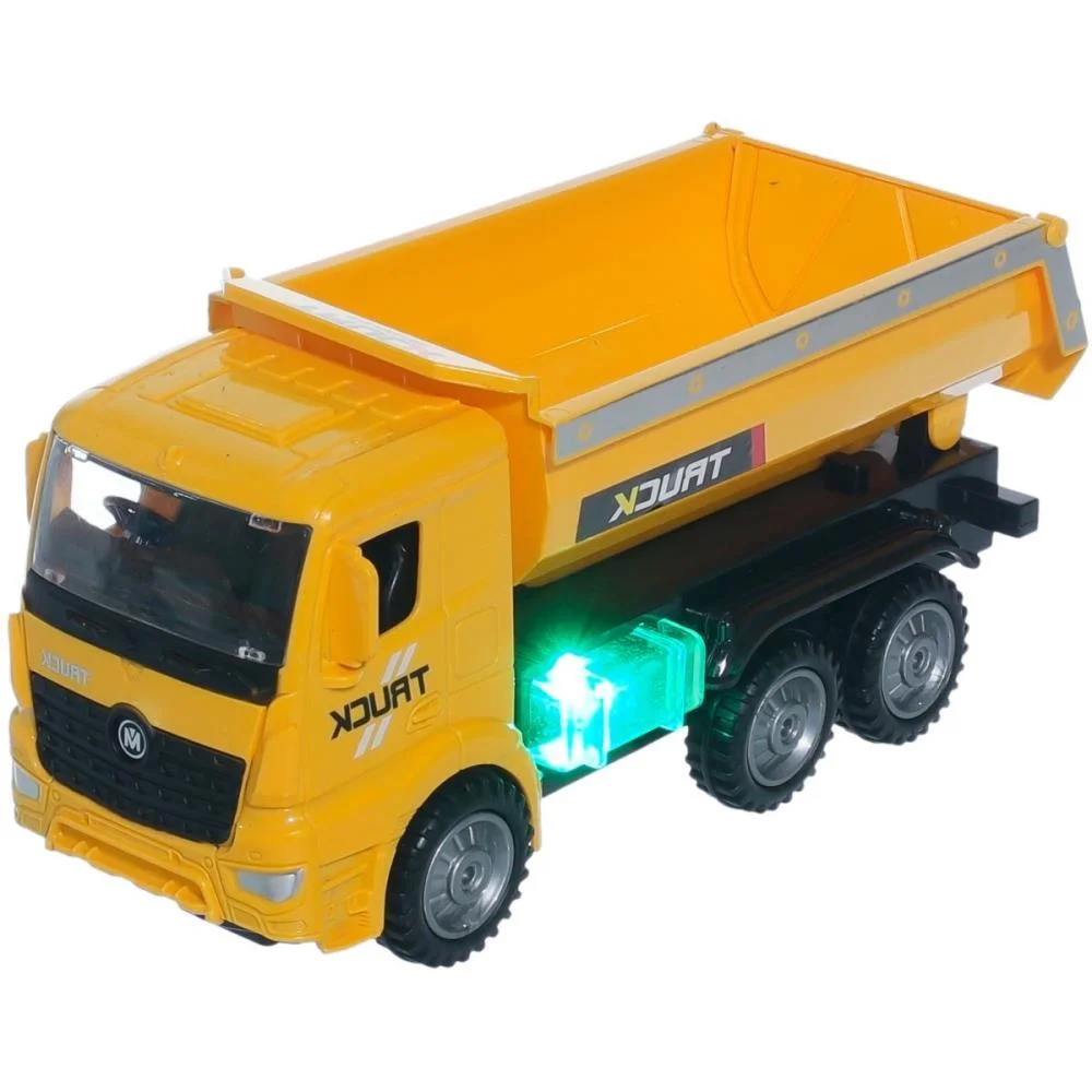 CAMINHAO CACAMBA C/LUZ E SOM 21CM. PP IMPORT (UNIDADE)