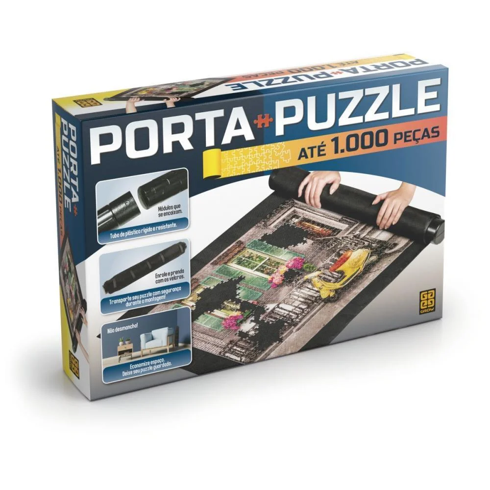 QUEBRA-CABECA ACESSORIOS PORTA PUZZLE ATE 1000PCS GROW (UNIDADE)