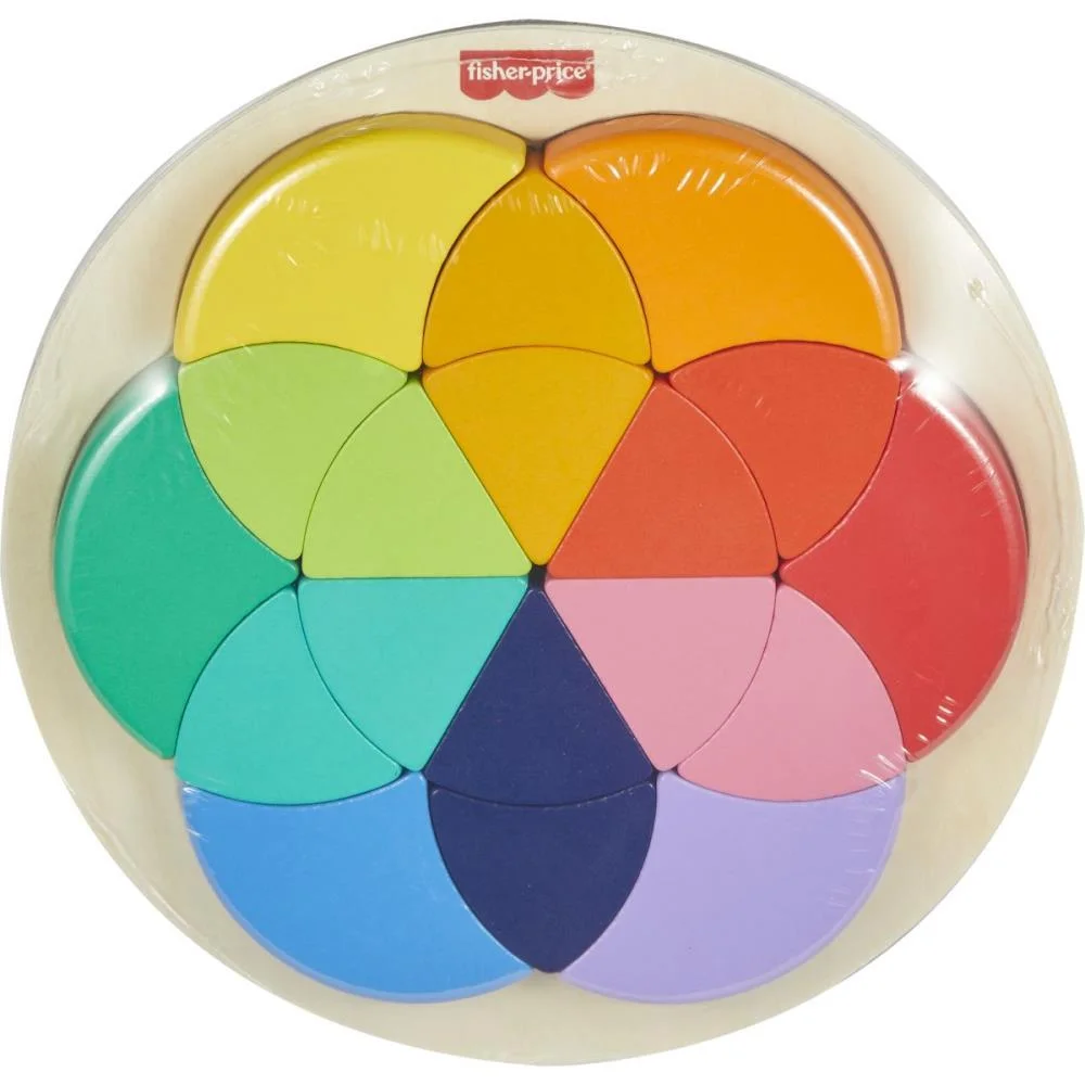 FISHER-PRICE WOOD QUEBRA-CABECA CIRCULO CORE 18P MATTEL (UNIDADE)