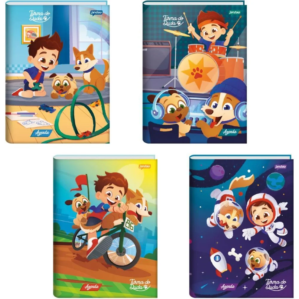 AGENDA PERMANENTE TURMA DO DUDA CD 96F 134X200MM JANDAIA (PCT.C/04)