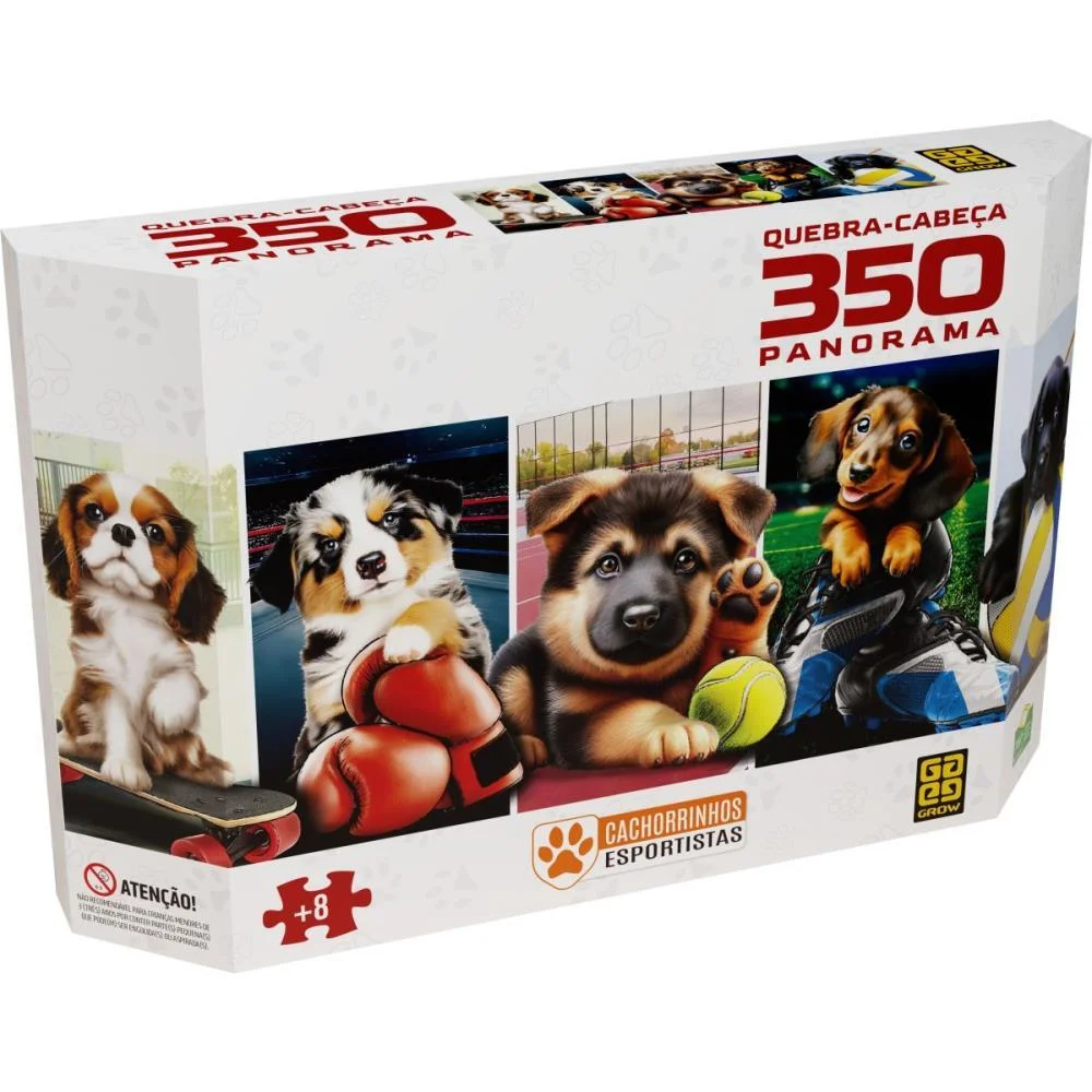 QUEBRA-CABECA CARTONADO CACHOR.ESPORTIS 350PC PANORAMA GROW (UNIDADE)