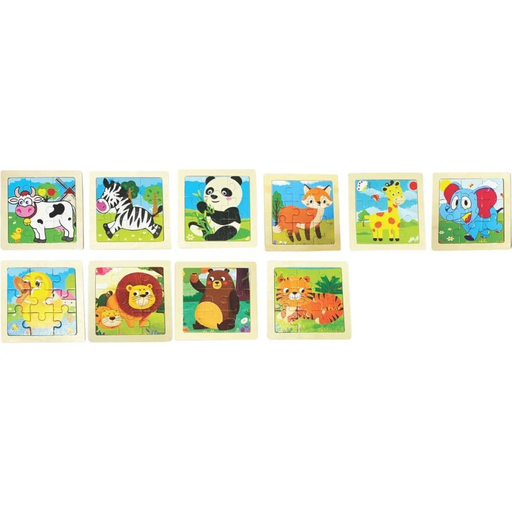 QUEBRA-CABECA MADEIRA ANIMAIS (S) TOY MIX (PCT.C/10)