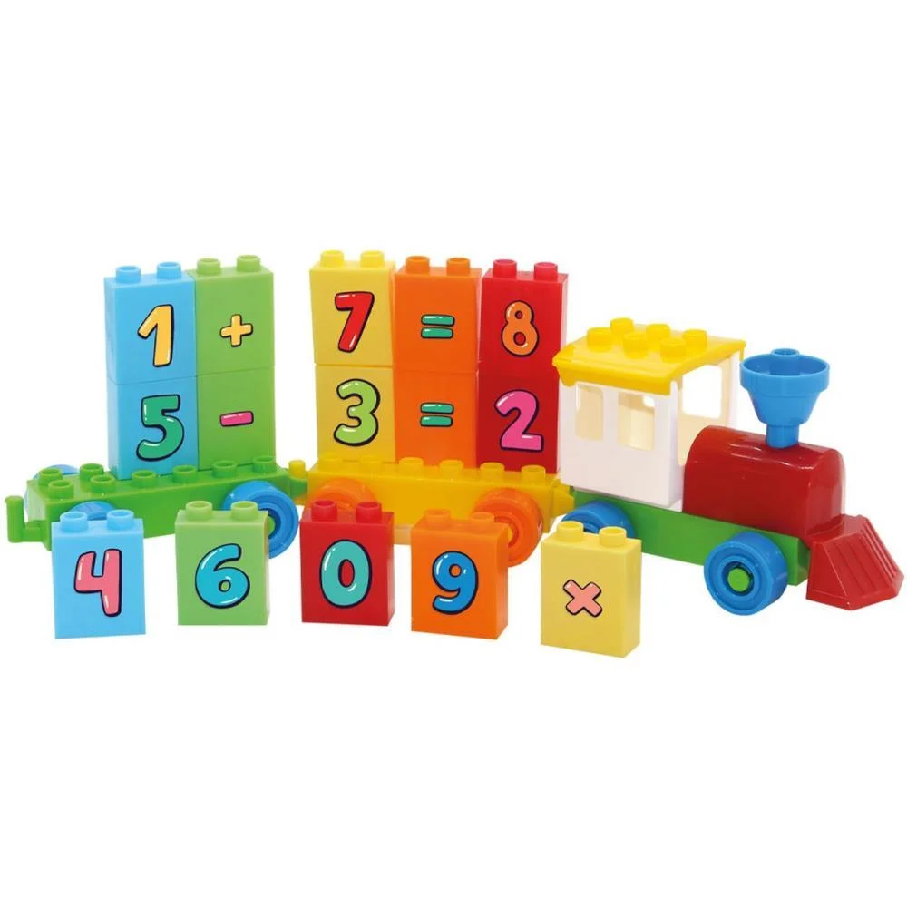 BRINQUEDO PARA MONTAR TRENZINHO EDUCATIVO NUM. E CIA MONTE LIBANO (UNIDADE)