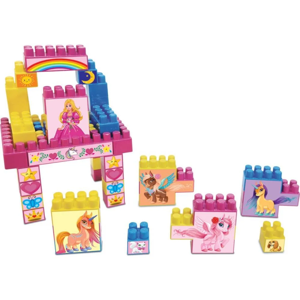 BRINQUEDO PARA MONTAR MONTANDO MEUS UNICORNIOS 48PCS GGB PLAST (UNIDADE)
