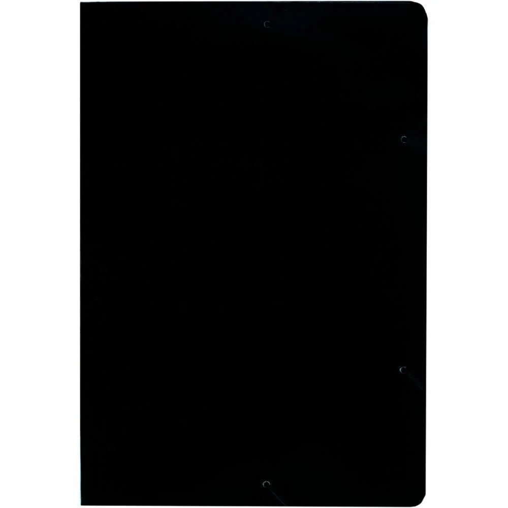 PASTA ABA ELASTICA PAPEL OFICIO PRETA FRAMA (PCT.C/20)