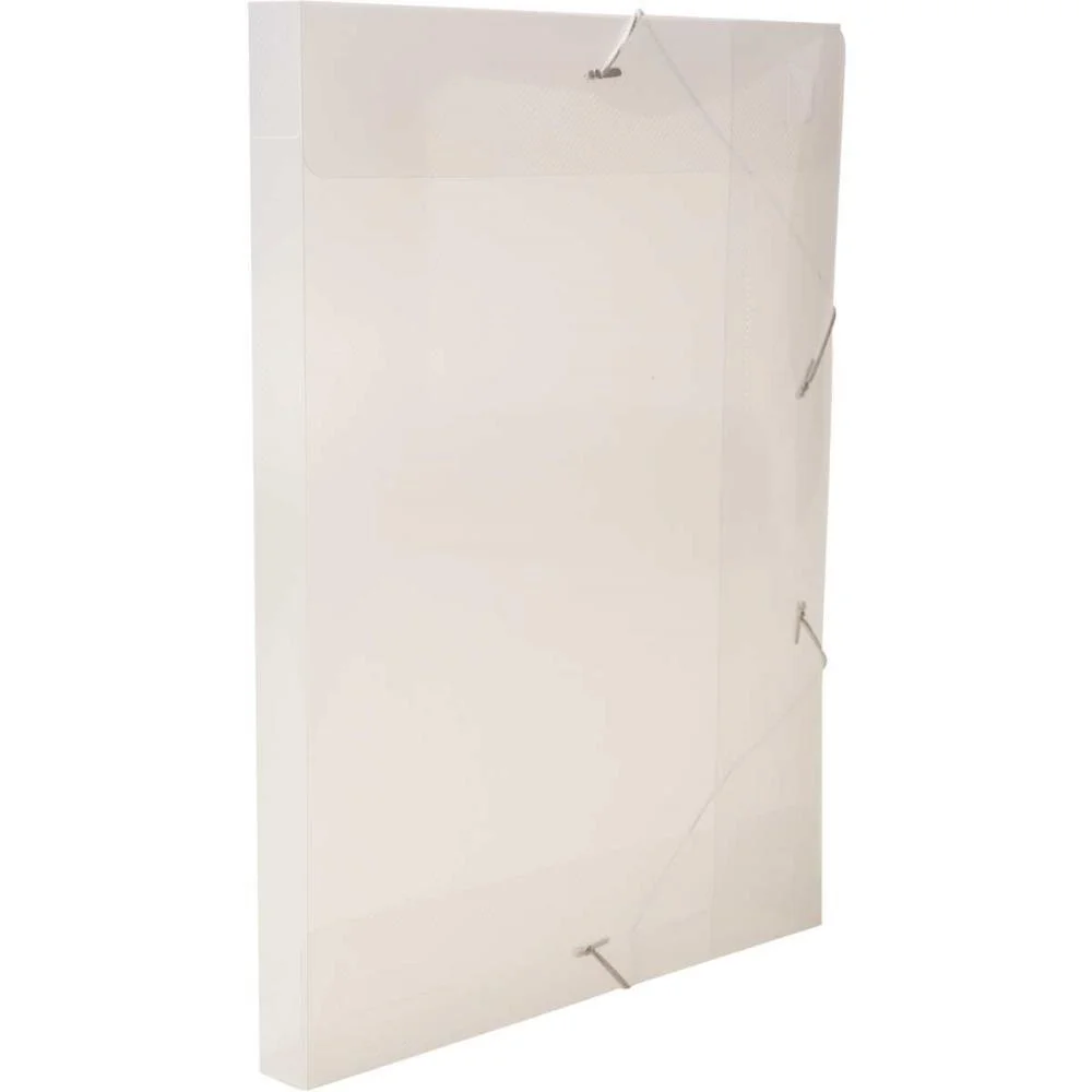 PASTA ABA ELASTICA PLASTICA OFICIO 30MM CRISTAL DELLOLINE DELLO (PCT.C/10)