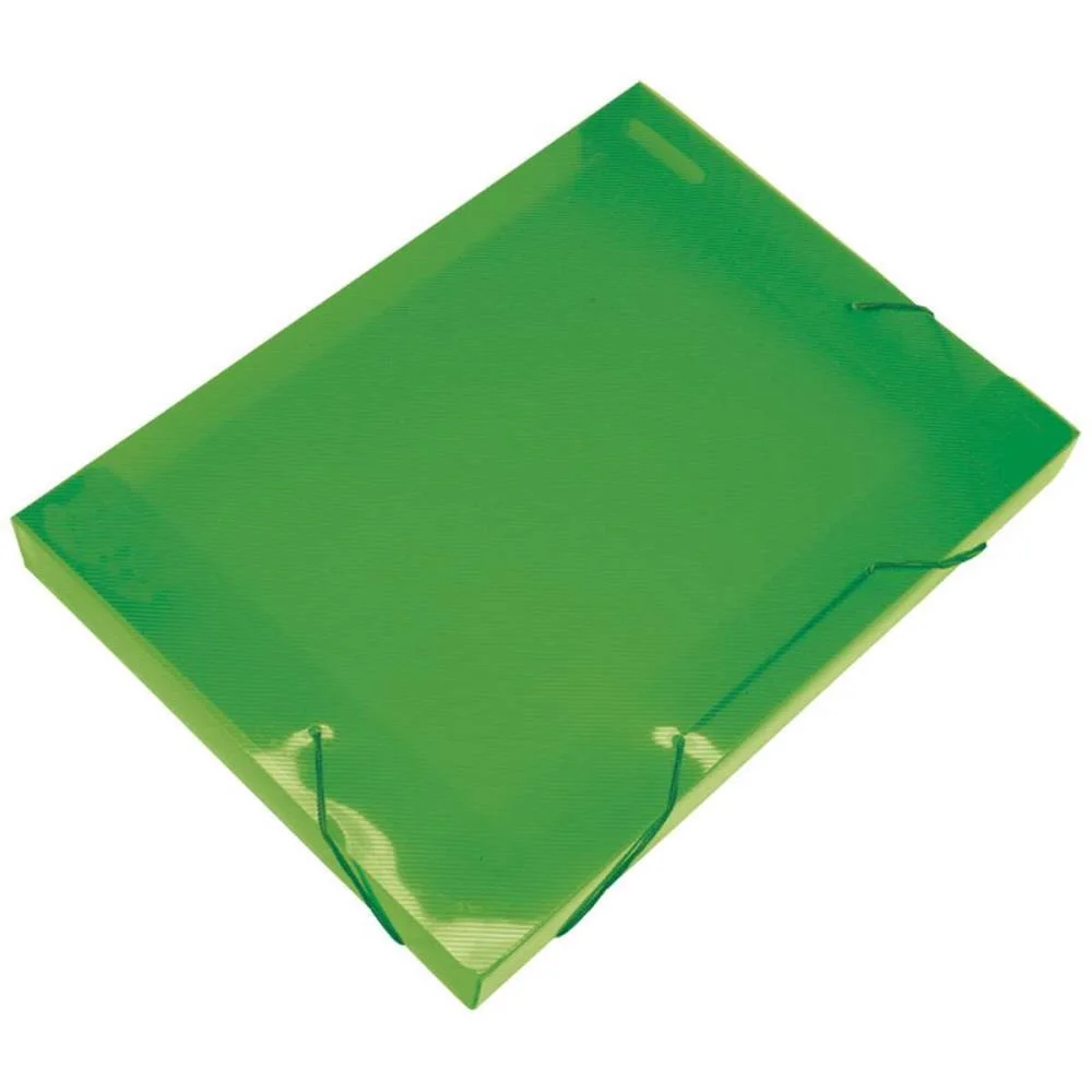 PASTA ABA ELASTICA PLASTICA OFICIO 40MM VERDE SOFT POLIBRAS (PCT.C/10)