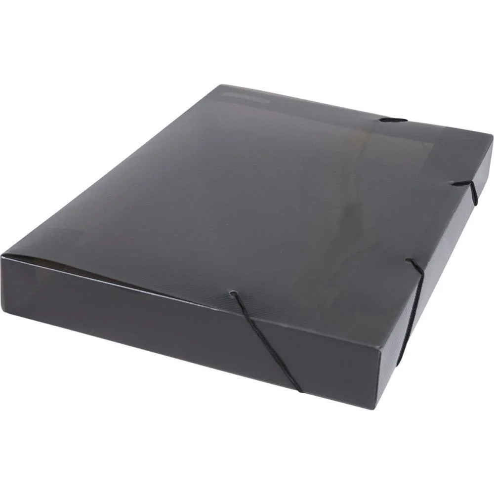 PASTA ABA ELASTICA PLASTICA OFICIO 40MM FUME SOFT POLIBRAS (PCT.C/10)