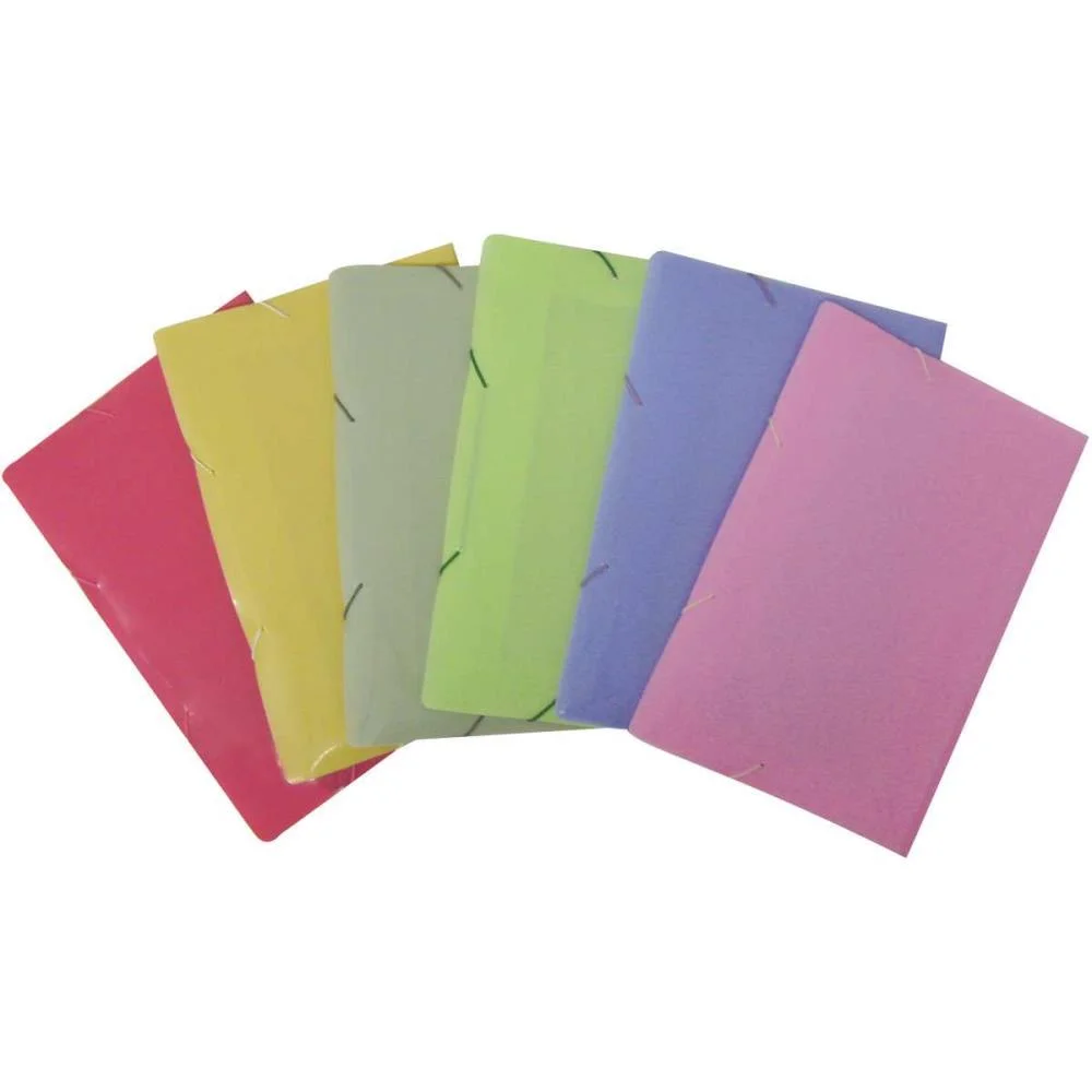 PASTA ABA ELASTICA PLASTICA OFICIO CORES SORTIDAS MONTADA V.M.P. (CX.C/50)