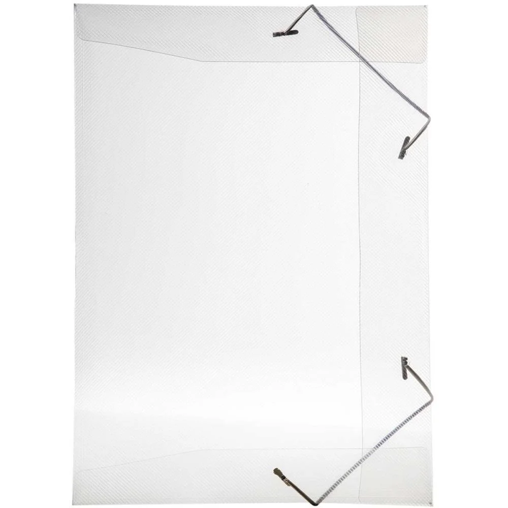 PASTA ABA ELASTICA PLASTICA MINI OFICIO DELLOLINE CRISTAL DELLO (PCT.C/10)