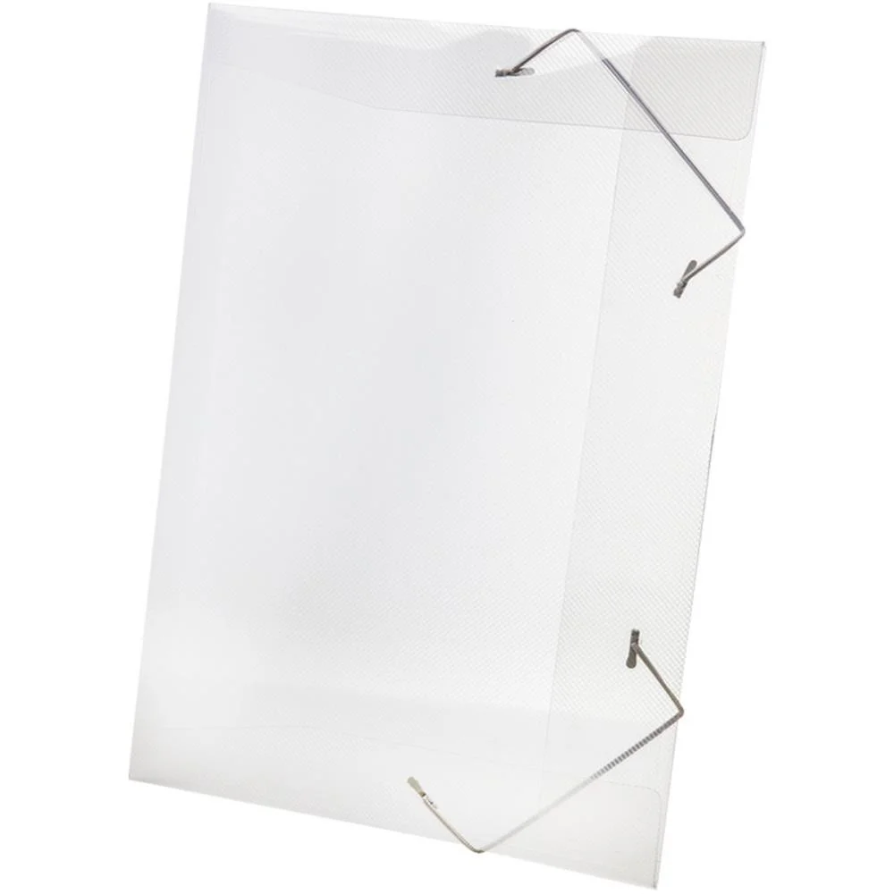 PASTA ABA ELASTICA PLASTICA A4 LINE CRISTAL DELLO (PCT.C/10)