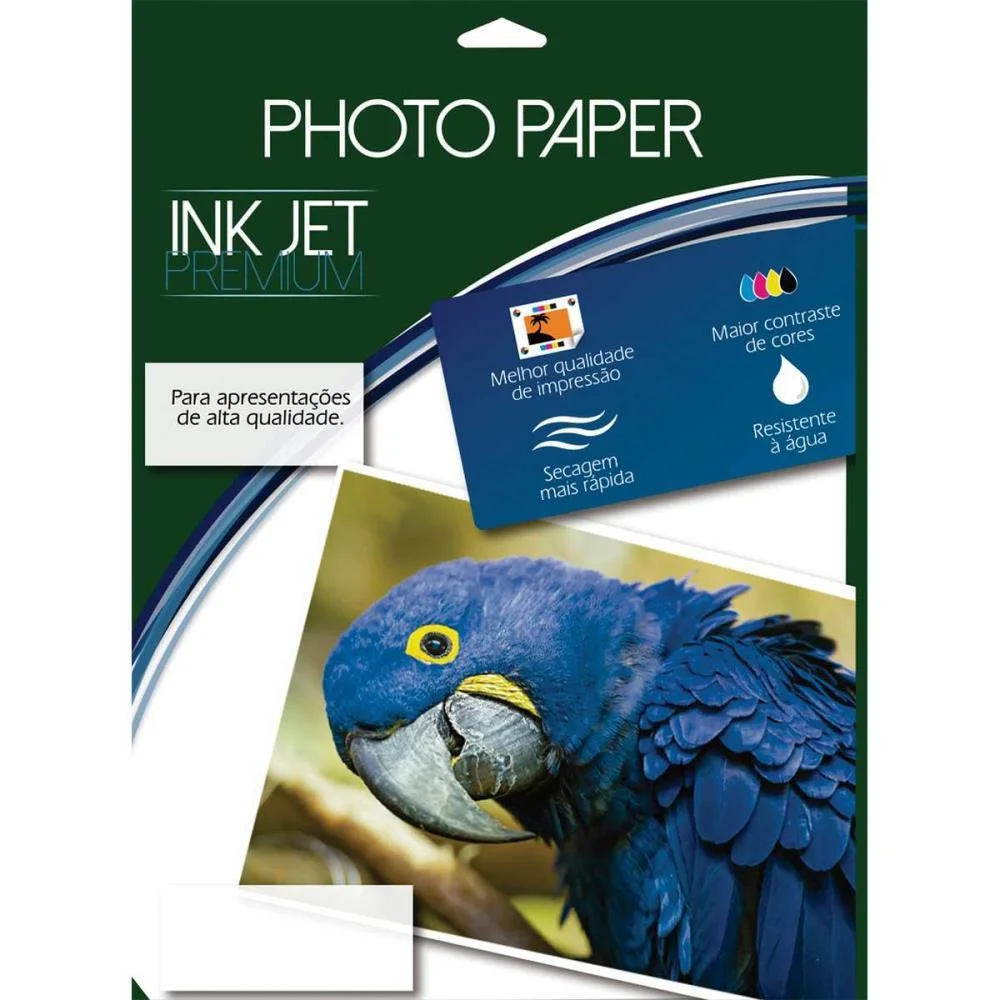 PAPEL FOTOGRAFICO INKJET A4 GLOSSY ADESIVO 180G MARES (CX.C/50)