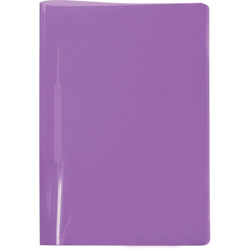 PASTA GRAMPO TRILHO PLASTICA OFICIO LILAS DAC (PCT.C/10)