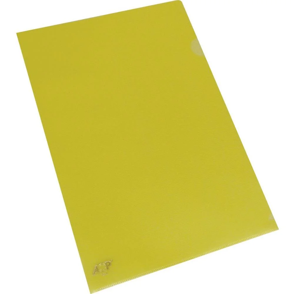 PASTA L A4 AMARELA 0,15MM ACP (PCT.C/10)