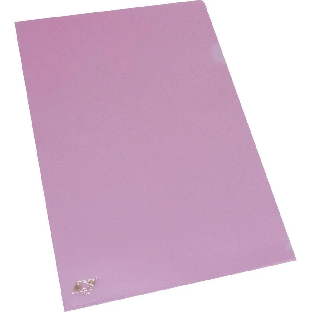 PASTA L A4 ROSA 0,15MM ACP (PCT.C/10)