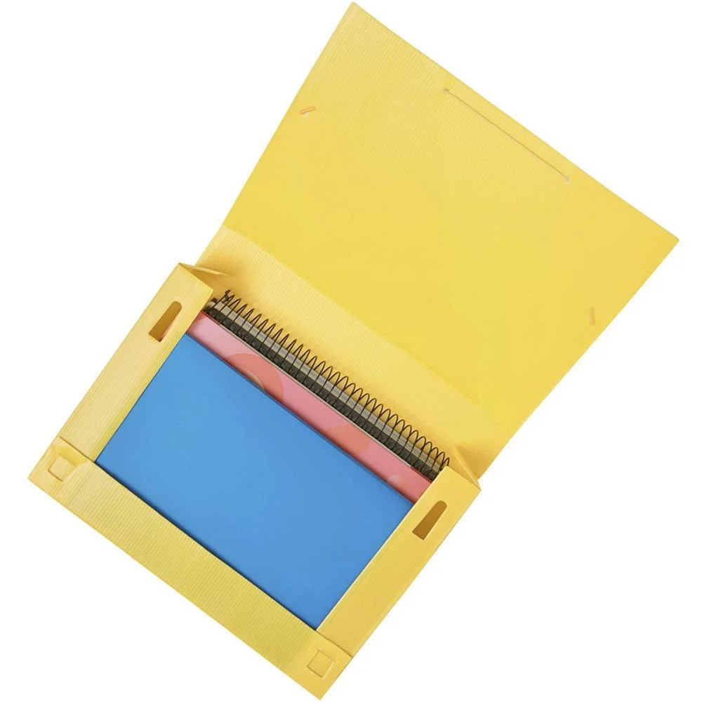 PASTA POLIONDA OFICIO 55MM AMARELA NOVAONDA POLIBRAS (PCT.C/10)