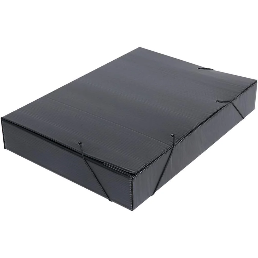 PASTA POLIONDA OFICIO 55MM PRETA NOVAONDA POLIBRAS (PCT.C/10)