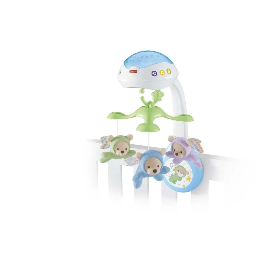 Fisher-Price Newborn Toys Super Mobile Urso Fofinho 3Em1 Mattel (Unidade)