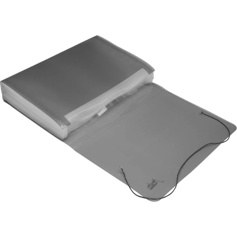 PASTA SANFONADA PLASTICA A4 31 DIVISOES FUME POLIBRAS (UNIDADE)